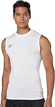 Umbro Core Sleeveless Baselayer, Men's Baselayer, WHITE, XL