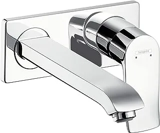 Hansgrohe Metris Single Lever Basin Mixer for Concealed Installation Wall-Mounted with Spout, 22.5 cm Length