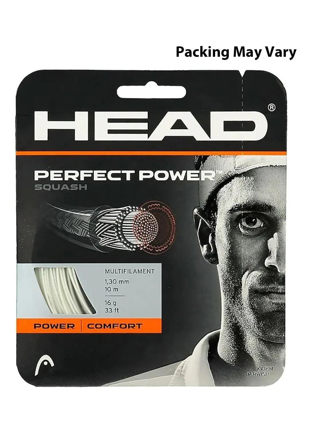HEAD Perfect Power Squash String | For Single Racket