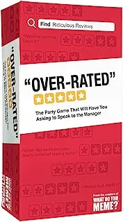 WHAT DO YOU MEME? Over-Rated - The Adult Party Game Where You Compete To Review Absurd Locations