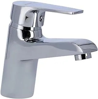Geepas Aura Series Zinc Chrome Finish Single Lever Wash Basin Mixer