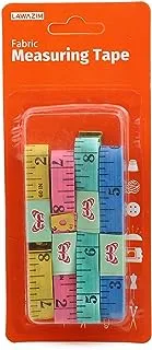 Lawazim Fabric Measuring Tape -150cm- Flexible Accurate Lightweight Vinyl Ruler Tape with Easy-to-read Markings Dual Scale - for Professional Sewing Tailoring Body Measuring DIY Crafting and Houshold