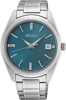 Seiko Men Analog Quartz Watch with Stainless Steel Strap SUR525P1, Silver, Bracelet
