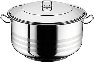 Alsaif Gallery Stainless Steel Food Pot, 26 cm Size, Grey