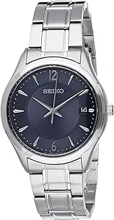 Seiko Men's Formal Quartz Watch - SUR419P1, Silver