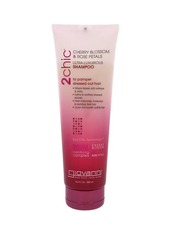 Giovanni 2Chic Cherry Blossom And Rose Petals Ultra-Luxurious Shampoo 250ml