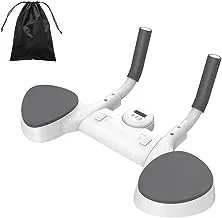 COOLBABY Multifunctional Plank Trainer,Push-up Stand Plank Support Device,For Home,Office Fitness Equipment,Dynamic Core Training,Anti-slip,Intelligent Timing,White+Storage Bag