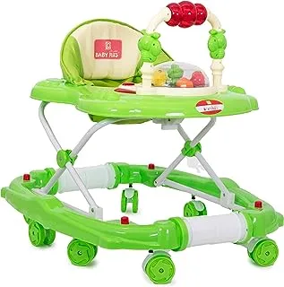 Baby Plus Folding Baby Walker with Music and Toys, Green
