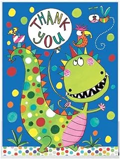 Rachel Ellen Dinosaurs Thank You Note Card