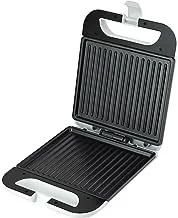 Geepas GGT36548 1400W Non-Stick Cooking Plates Grill Maker, White