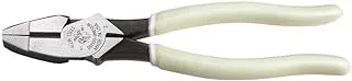 Klein Tools D20009NEGLW Side Cutter Linemans Pliers Cut ACSR, Screws, Nails, Hard Wire, 9-Inch Hi-Viz Pliers