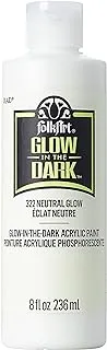 FolkArt 322E glow in the dark paint, 8 oz, Neutral