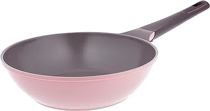 Neoflam Work Pan, 26 cm Size, Pink