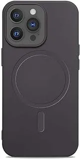 Wrapsol TPU Liquid Silicone iPhone 14 Pro Max Case with MagSafe, Black