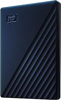 Western Digital 5TB My Passport for Mac, Portable External Hard Drive with backup software and password protection, Blue - WDBA2F0050BBL-WESN