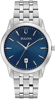Bulova Men's Classic Sutton 3-Hand Calendar Date Quartz Watch, 40mm