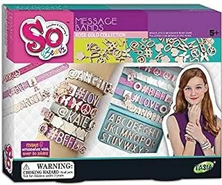 Tasia So Beads Rose Gold Message Bands Set for Girls