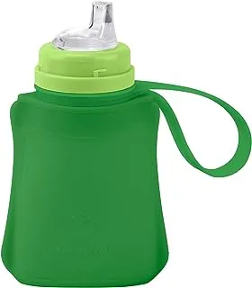 Sprout Ware® Sip & Straw Pocket made from Silicone and Plants - 8oz-Green