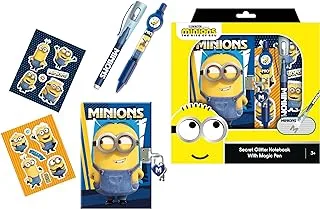 Minions: The Rise of Gru Secret Sequin Notebook With Lock, Key & A Magic Pen For Kids Age above 4 years