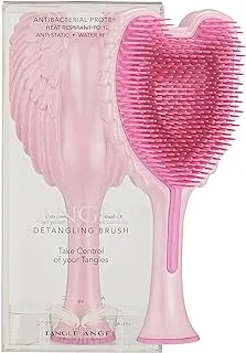 Tangle Angel Professional 2.0 Hair Brush - Glossy Pink|Pink Bristles|Detangling Hair Brush