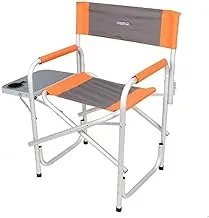 Style 1 Outlet Chair مع طاولة جانبية - برتقالي ورمادي - رحلة القاضي
