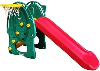 BABYLOVE SLIDE WITH BASKETBALL HOLE 165X85X105CM RED 28-003-12R