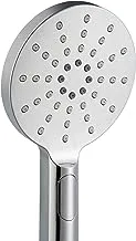 OR Handheld Shower Head with Convenient Push-Control Flow Control Button (Round Shower Head)- ABS