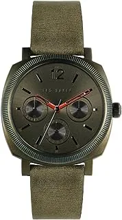 Ted Baker 42 mm Caine Multifunction Leather Strap Watch