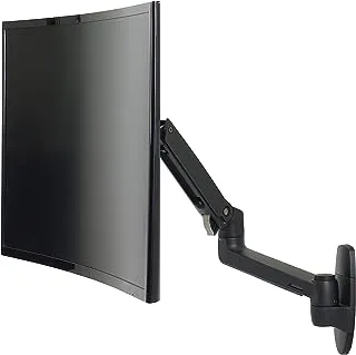 Ergotron – LX Single Monitor Arm, VESA Wall Mount – for Monitors Up to 34 Inches, 3.2-11.3 kg – Matte Black