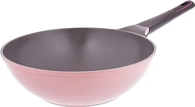 Neoflam Work Pan, 30 cm Size, Pink