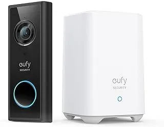 eufy Video Doorbell 2K with Homebase- E82101W4