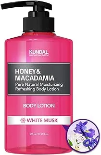 Kundal Honey & Macadamia Pure Body Lotion 500ml - White Musk