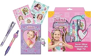 Love, Diana Kids Secret Sequin Notebook With Lock, Key & Magic Pen for Girls - Let Your Kid's Imagination and Secrets Shine Bright!