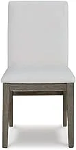 Ashley Homestore Anibecca Dining Chair, Gray/Off White