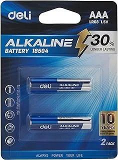 Deli LR03 18504 AAA Alkaline Battery 2-Pack