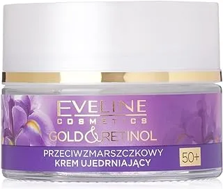 Eveline Cosmetics Gold & Retinol 50+ Anti-Wrinkle Firming Face Cream 50 ml
