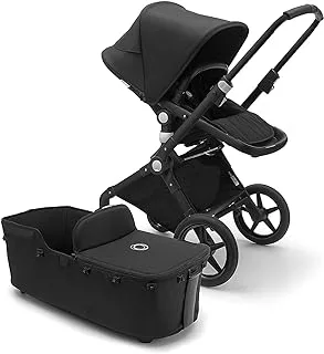 Bugaboo - Lynx Stroller Complete - Black, Lightweight, Car Seat Comaptible, With Extendable Sun Shield, High Quality, With 5-Point Harness, Ultra-Compact, Foldable