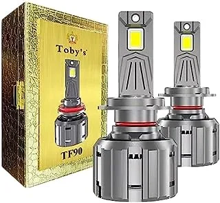Tobys TF90 90W 9007 Car LED Headlight Lamps with Canbus, Pure White