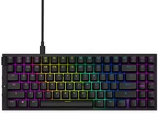 NZXT Function MiniTKL - Compact Tenkeyless Gaming Keyboard – Gateron Red Mechanical Switches: Linear, Fast, and Quiet – Hot-Swappable – RGB Backlit – Aluminum Top Plate – Sound Dampening Foam – Black