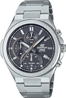Casio Edifice Men's Quartz Chronograph Date Indicator Sapphire Crystal Wrist Watch EFB-700D-8AV, Silver