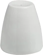 BARALEE PORCELIAN CERAMIC SIMPLE PLUS WHITE SALT SHAKER, 091904A, (1 HOLE), PACK OF 6, Spice Dispenser, Spice Shakers, Salt & Pepper Shakers