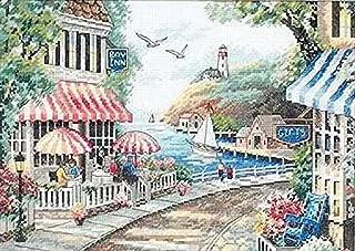 Dimensions 'Café by the Sea' Counted Cross Stitch Kit, 14 Count White Aida, 14