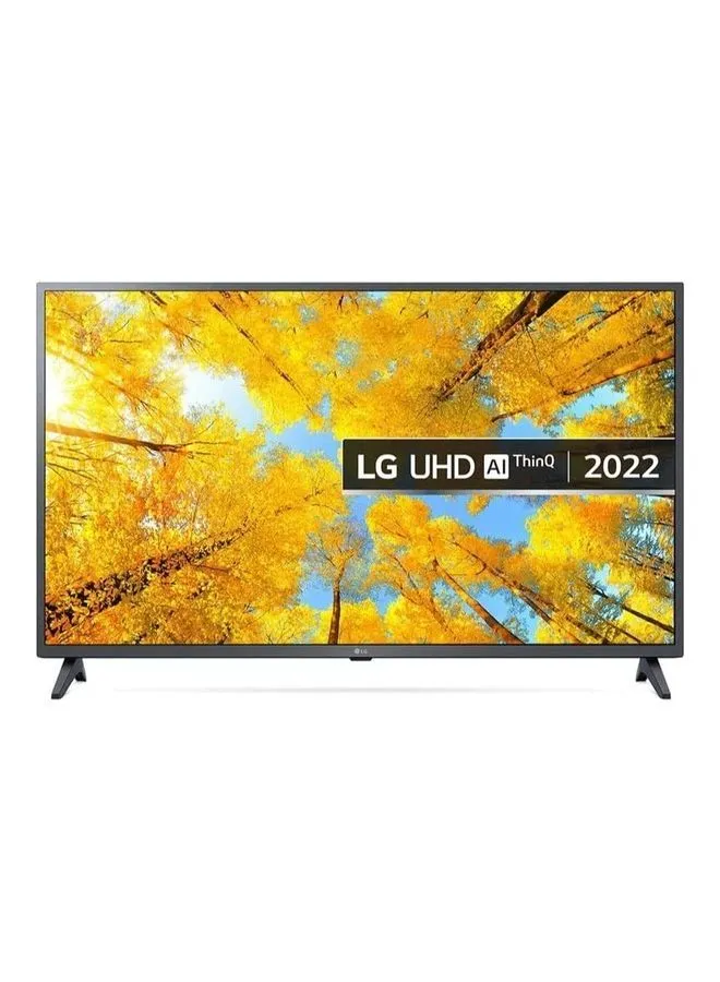 Lg UHD 4K TV 43 Inch UQ7500 Series, Cinema Screen Design 4K Active HDR WebOS Smart AI ThinQ - (New 2022) 43UQ75006LG.AFU Black
