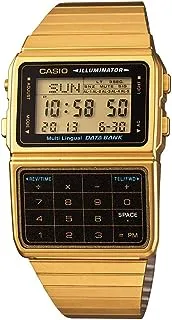 ساعة كاسيو الرجالية فضية اللون 25 حاسبة بنك البيانات