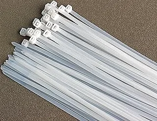 ECVV Cable Ties, Cable Management White Wire Zip Ties Nylon Cables Ties (150mm) (Pack Of 100)