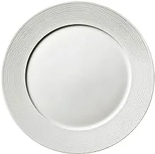 طبق مسطح أبيض من بارالي ويش، 092021A، 21 سم (8 1/4 بوصة)