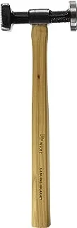 Performance Tool W1012 Heat-Shrinking Hammer, High Carbon Drop Forged Steel Head, Genuine Hickory Handle, Ideal for Metal Working with Dolly