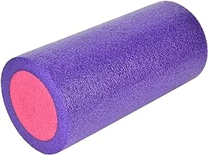 Highly Elastic Skin-friendly Foam Material Fitness Roller, Yoga Foam Roller, High Quality for Perfect Fitness Yoga(45cm outer purple inner powder)