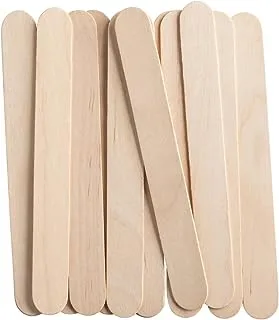 ECVV 100 Large Wax Waxing Wood Body Hair Removal Craft Sticks Applicator Spatula