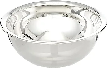 Royalford 22 CM Mixing Bowl- RF11541 Premium-Quality Stainless Steel Bowl, Suitable for Whipping Batters and Cream, Silver